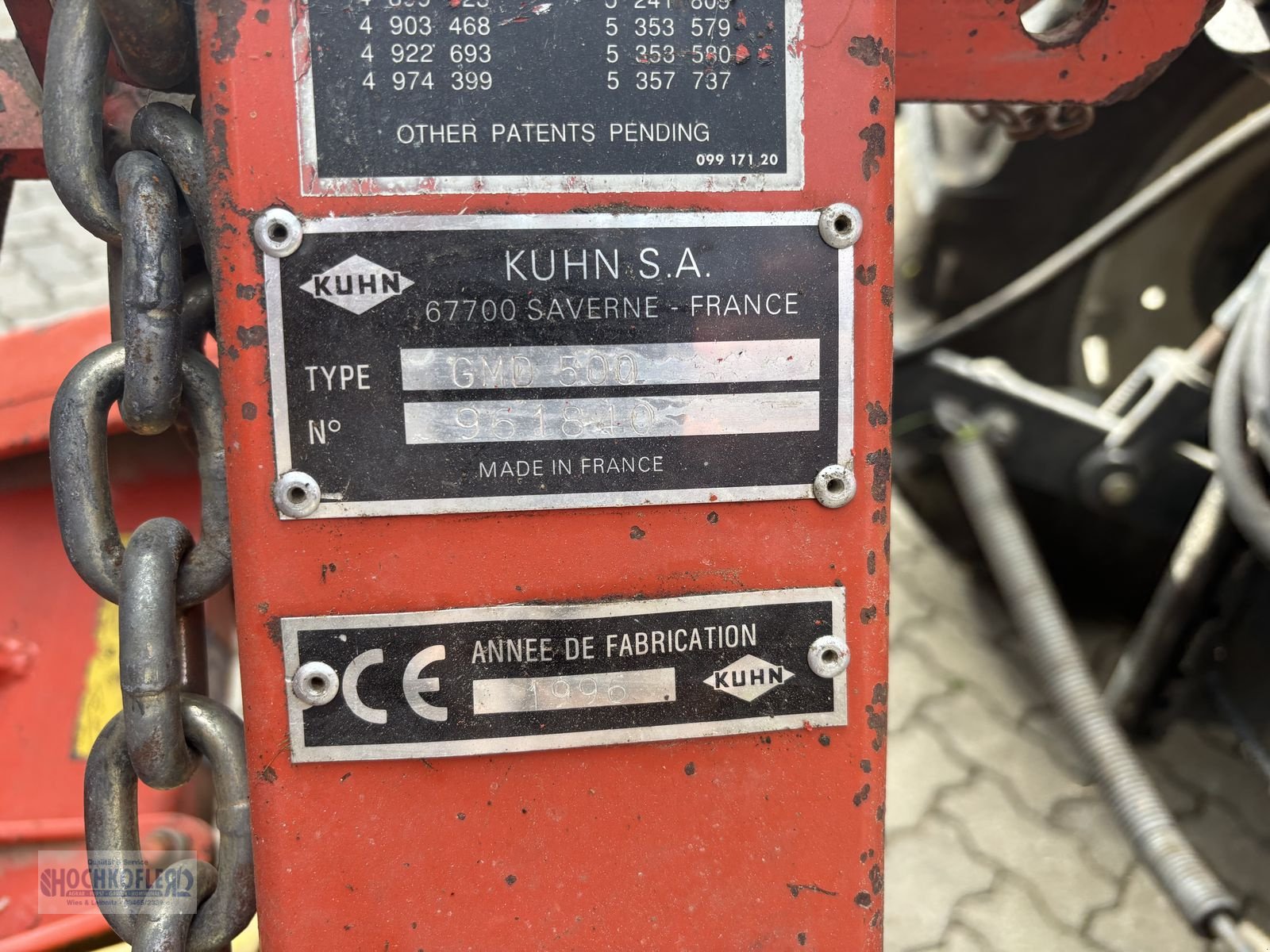 Mähwerk des Typs Kuhn GMD 500, Gebrauchtmaschine in Wies (Bild 3)