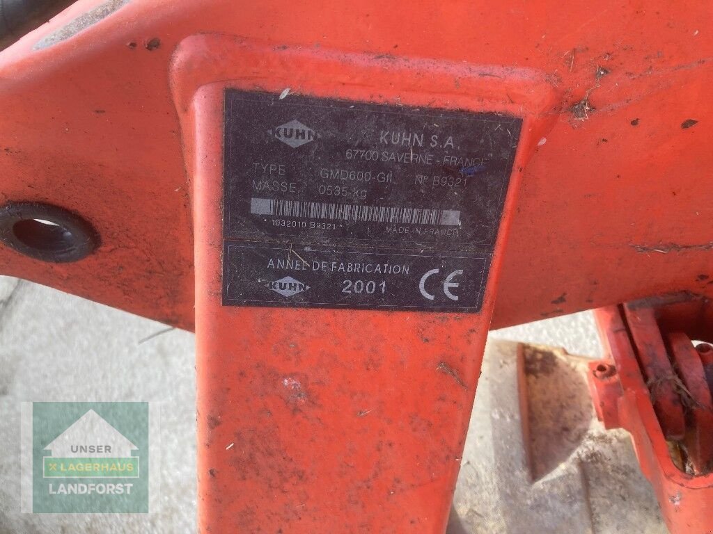 Mähwerk of the type Kuhn GMD 600 GII, Gebrauchtmaschine in Kapfenberg (Picture 10)