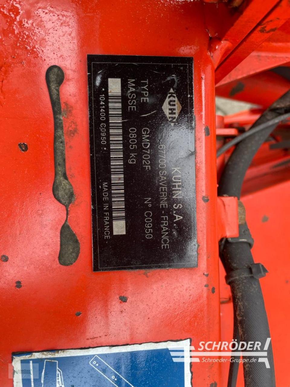 Mähwerk typu Kuhn GMD 702 F, Gebrauchtmaschine v Wildeshausen (Obrázek 16)