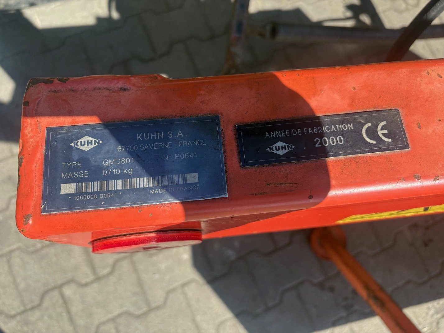 Mähwerk от тип Kuhn GMD 801, Gebrauchtmaschine в Gerzen (Снимка 5)