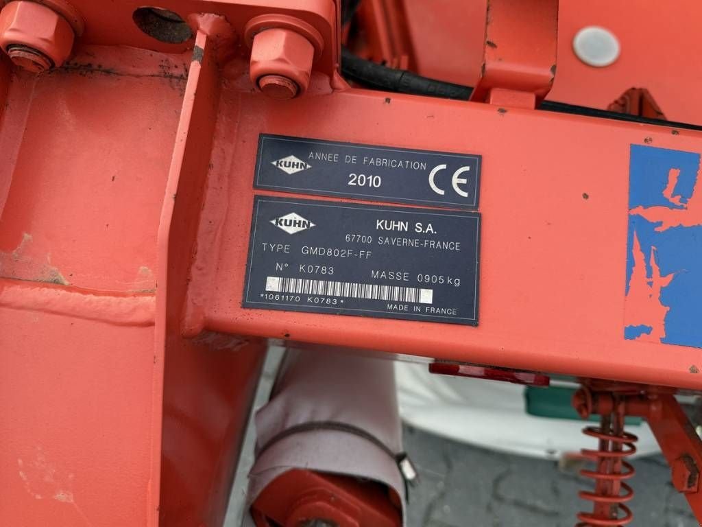 Mähwerk tip Kuhn GMD 802 F-FF, Gebrauchtmaschine in Luttenberg (Poză 5)