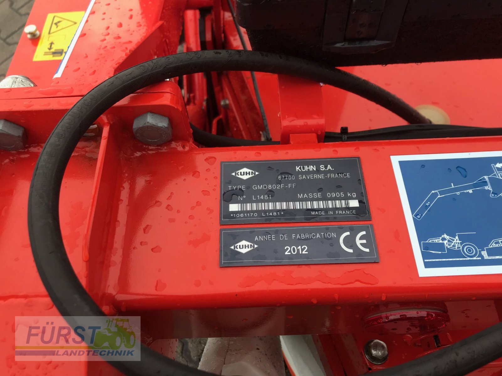 Mähwerk tipa Kuhn GMD 802 F-FF, Gebrauchtmaschine u Perlesreut (Slika 7)