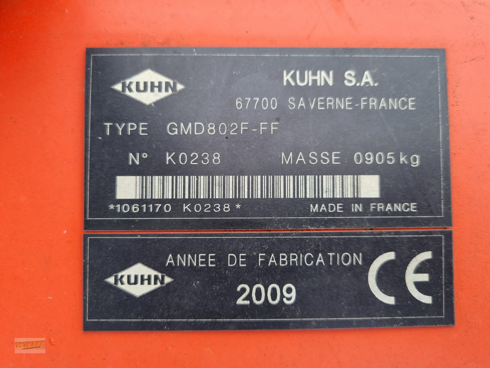 Mähwerk des Typs Kuhn GMD 802 F, Gebrauchtmaschine in Frauenneuharting (Bild 7)