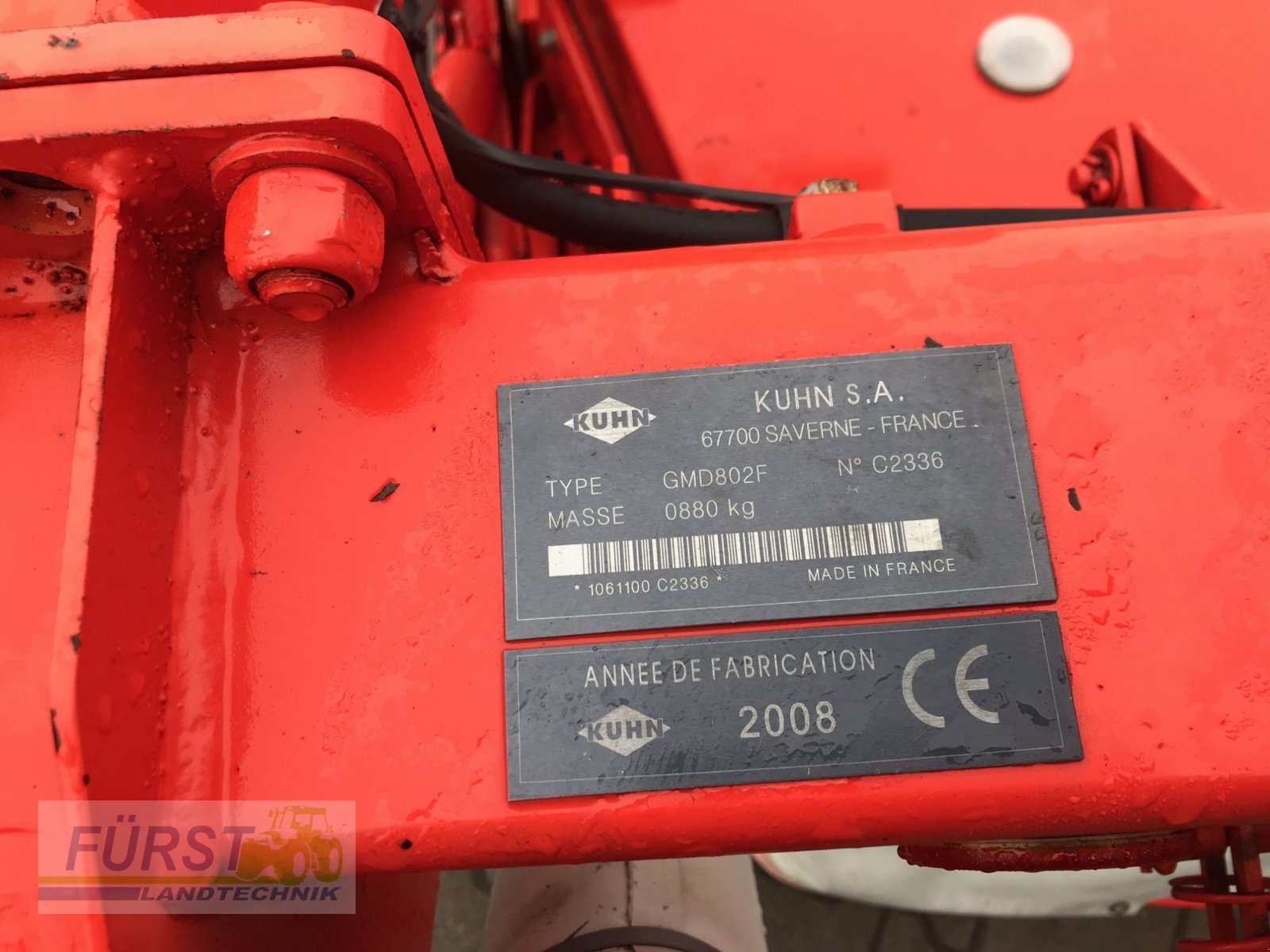 Mähwerk of the type Kuhn GMD 802 F, Gebrauchtmaschine in Perlesreut (Picture 4)