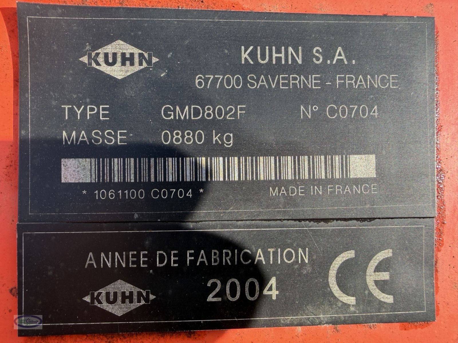 Mähwerk типа Kuhn GMD 802  F, Gebrauchtmaschine в Münzkirchen (Фотография 10)