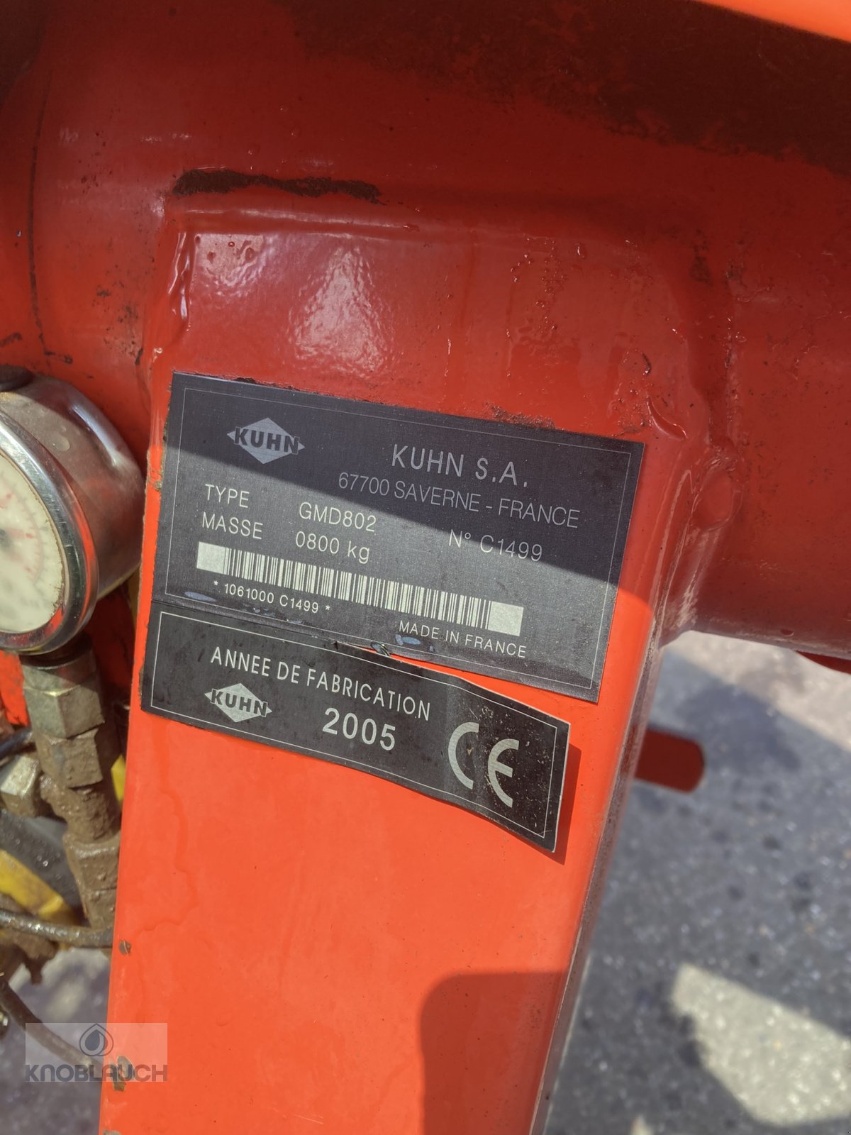 Mähwerk des Typs Kuhn GMD 802 Lift Control, Gebrauchtmaschine in Immendingen (Bild 4)
