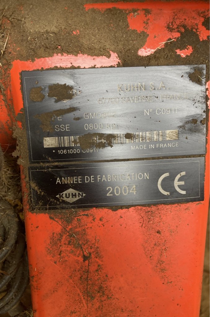 Mähwerk typu Kuhn GMD 802 Lift Control, Gebrauchtmaschine v MONTMEDY (Obrázek 11)