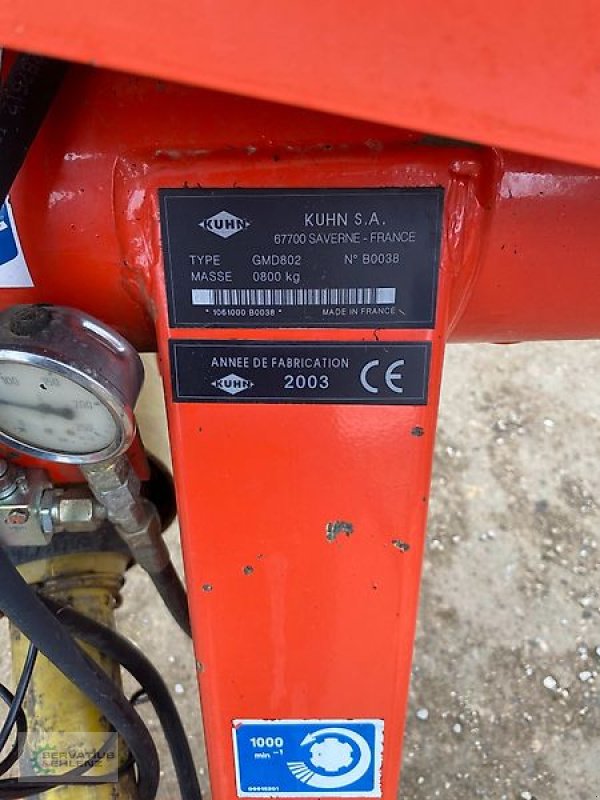 Mähwerk za tip Kuhn GMD 802, Gebrauchtmaschine u Rittersdorf (Slika 6)