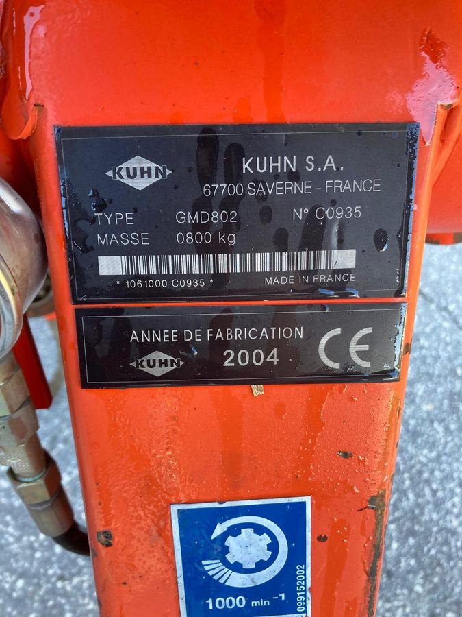 Mähwerk of the type Kuhn GMD 802, Gebrauchtmaschine in Hopfgarten (Picture 4)