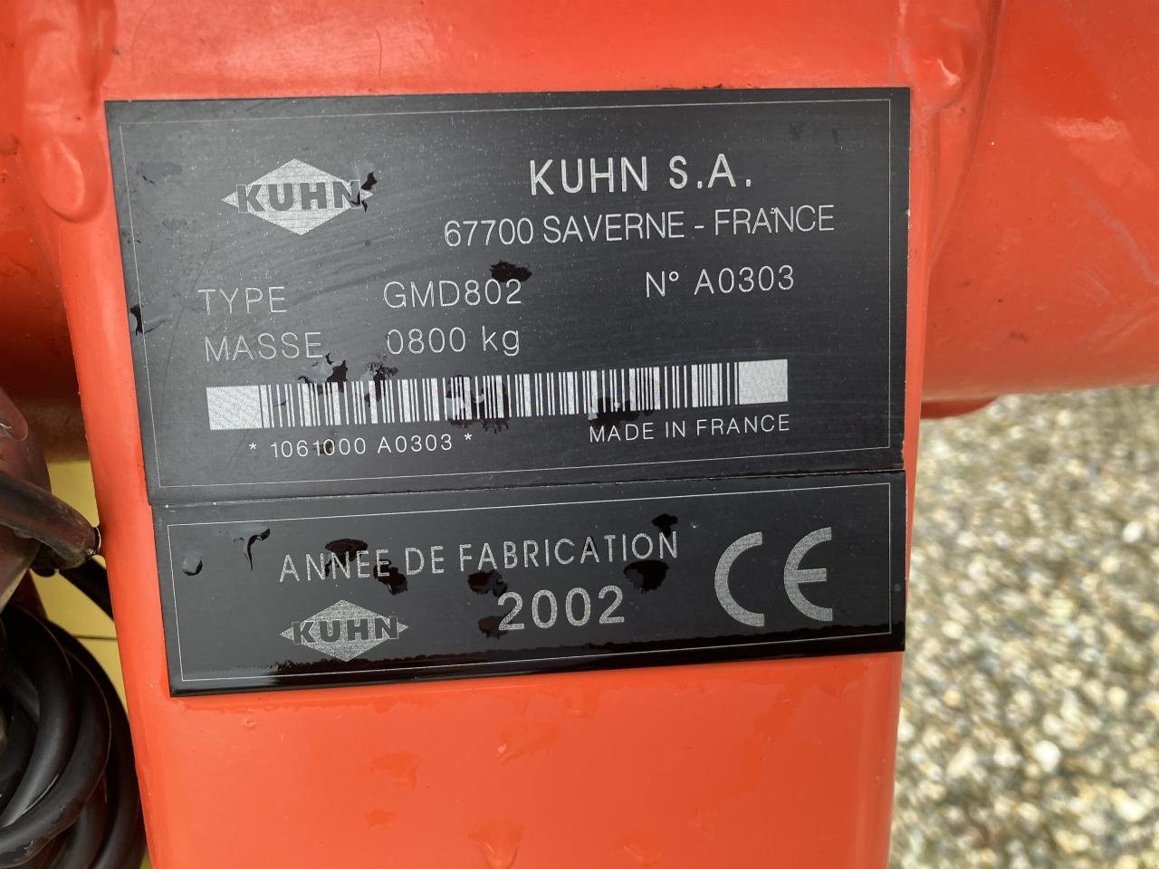 Mähwerk typu Kuhn GMD 802, Gebrauchtmaschine v Ampfing (Obrázek 5)