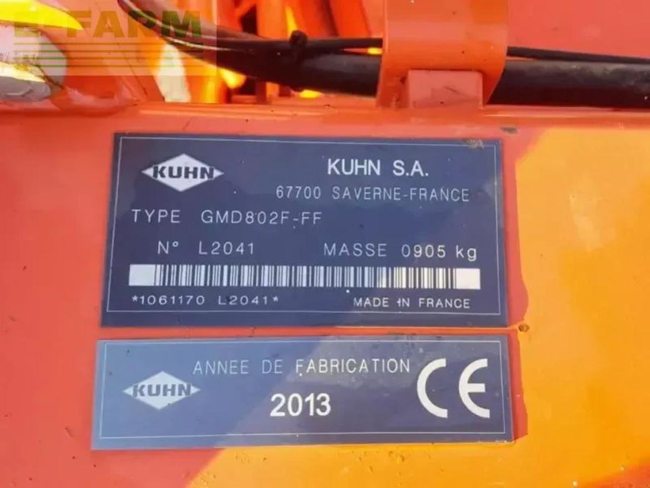 Mähwerk типа Kuhn gmd 802f-ff frontscheibenmähwerk, Gebrauchtmaschine в SANKT MARIENKIRCHEN BEI SCHÄRDING (Фотография 6)