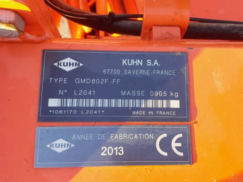 Mähwerk типа Kuhn GMD 802F-FF Frontscheibenmähwerk, Gebrauchtmaschine в St. Marienkirchen (Фотография 6)