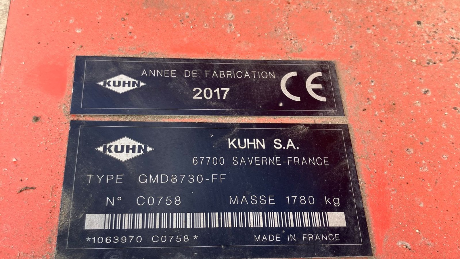 Mähwerk του τύπου Kuhn GMD 8730 GMD 8730FF, Gebrauchtmaschine σε Glamsbjerg (Φωτογραφία 8)