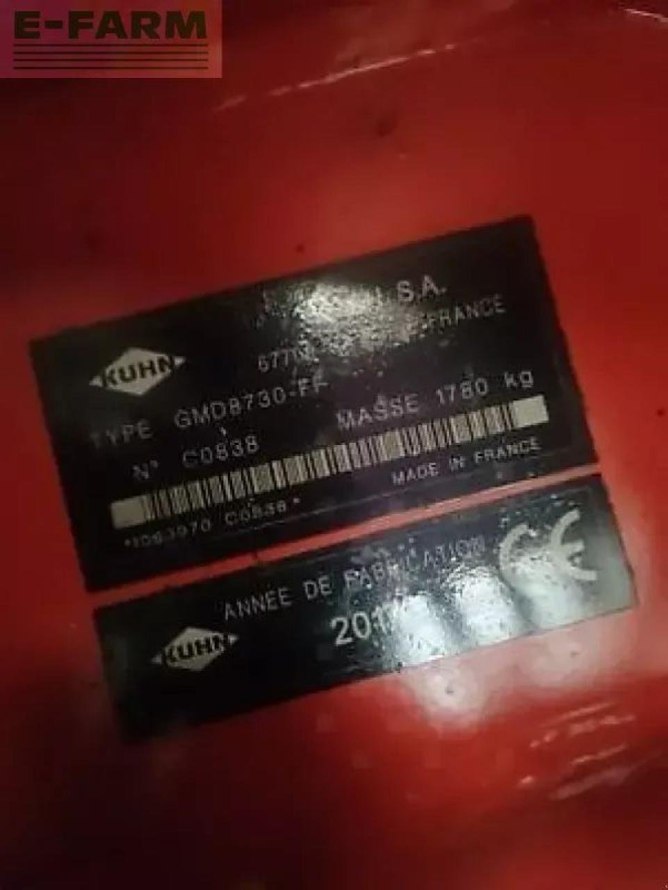 Mähwerk типа Kuhn gmd 8730, Gebrauchtmaschine в MARLENHEIM (Фотография 2)