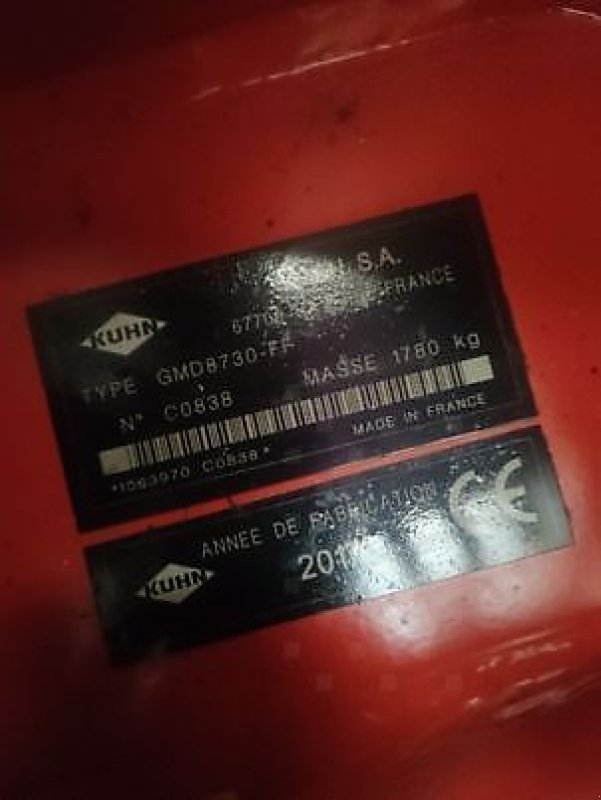 Mähwerk of the type Kuhn GMD 8730, Gebrauchtmaschine in MARLENHEIM (Picture 2)