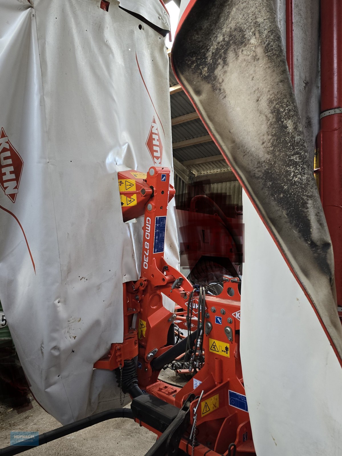 Mähwerk van het type Kuhn GMD 8730, Gebrauchtmaschine in Neuhof-Zenn (Foto 3)