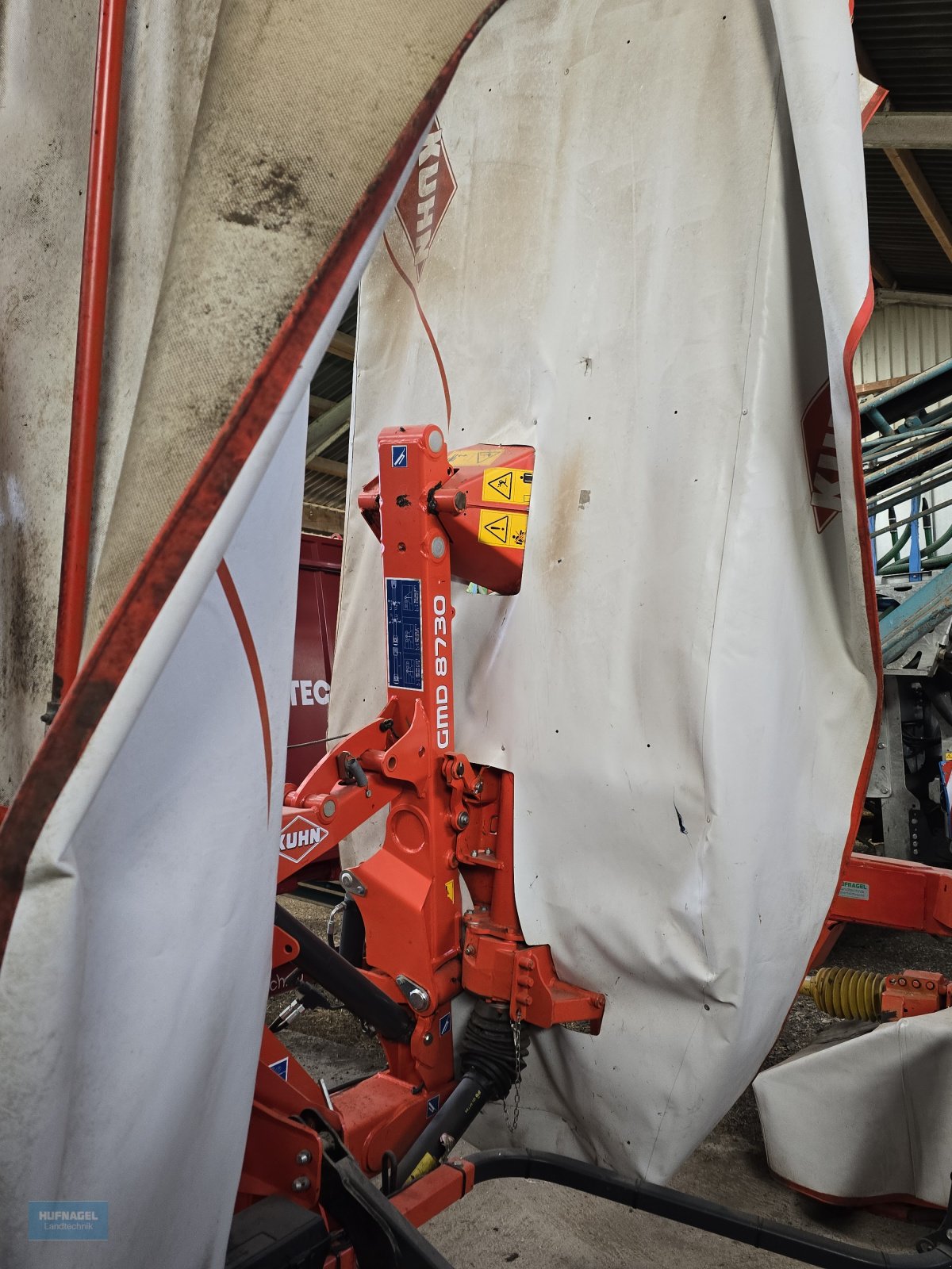 Mähwerk van het type Kuhn GMD 8730, Gebrauchtmaschine in Neuhof-Zenn (Foto 4)