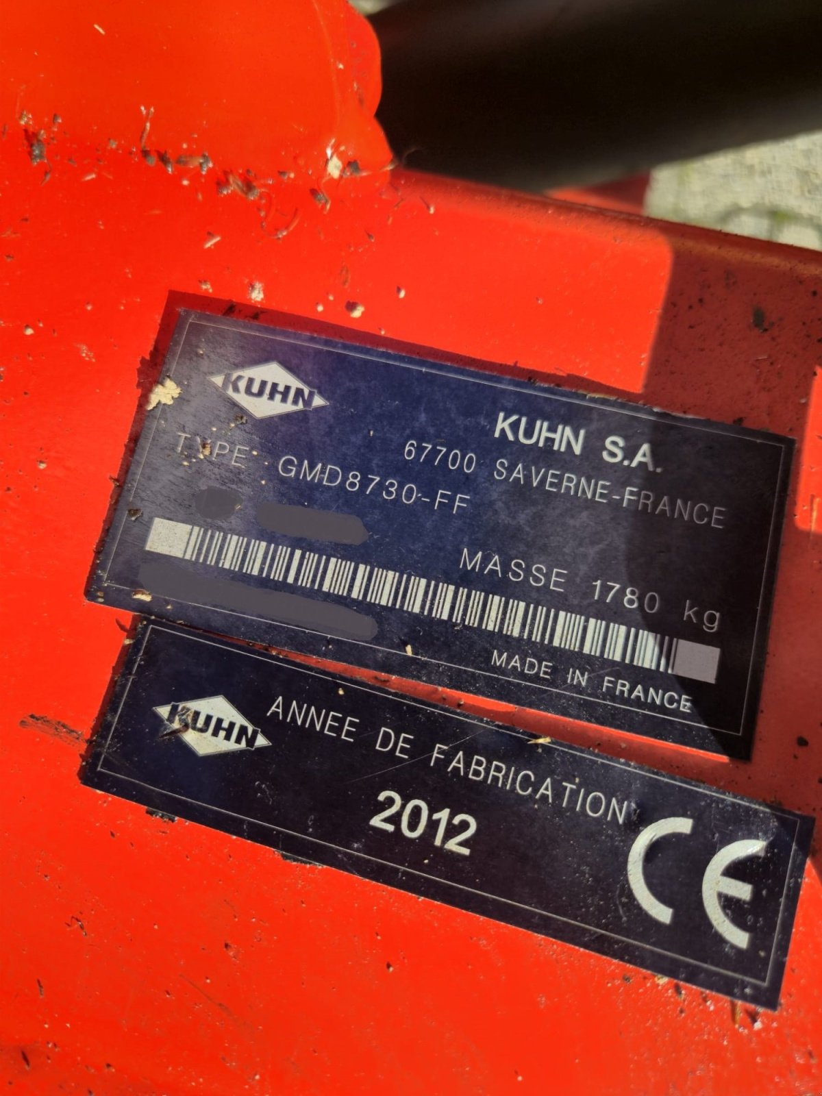 Mähwerk типа Kuhn GMD 8730, Gebrauchtmaschine в Viechtach (Фотография 10)