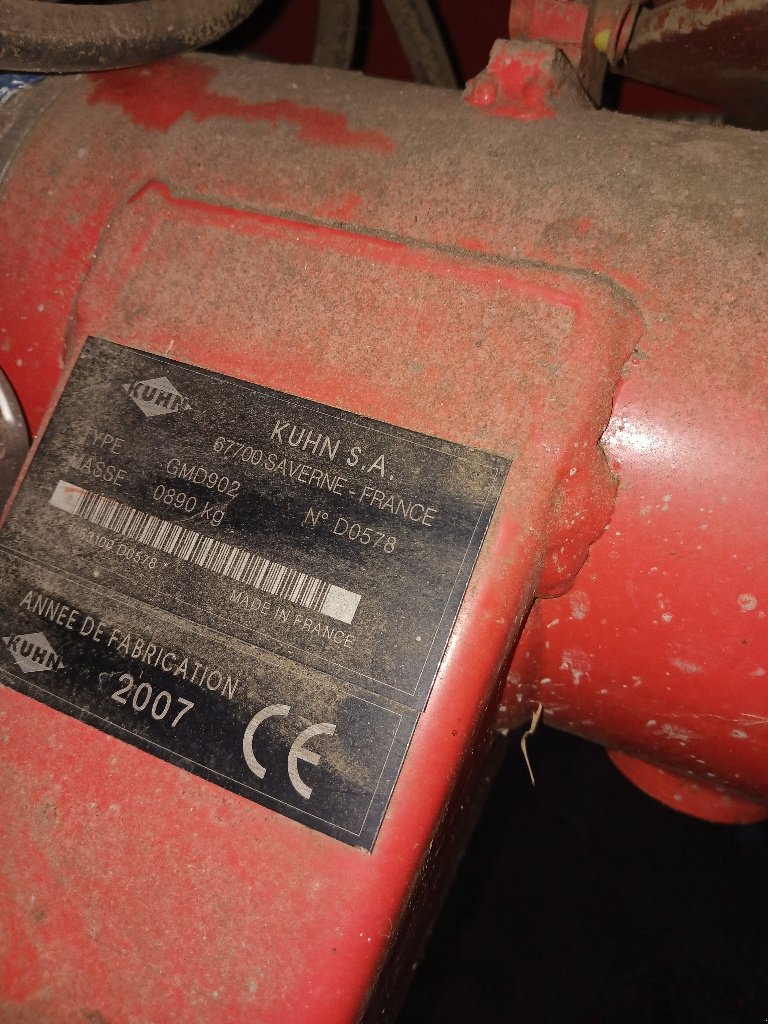 Mähwerk от тип Kuhn Gmd 902, Gebrauchtmaschine в SAINT HILAIRE EN MORVAN (Снимка 3)