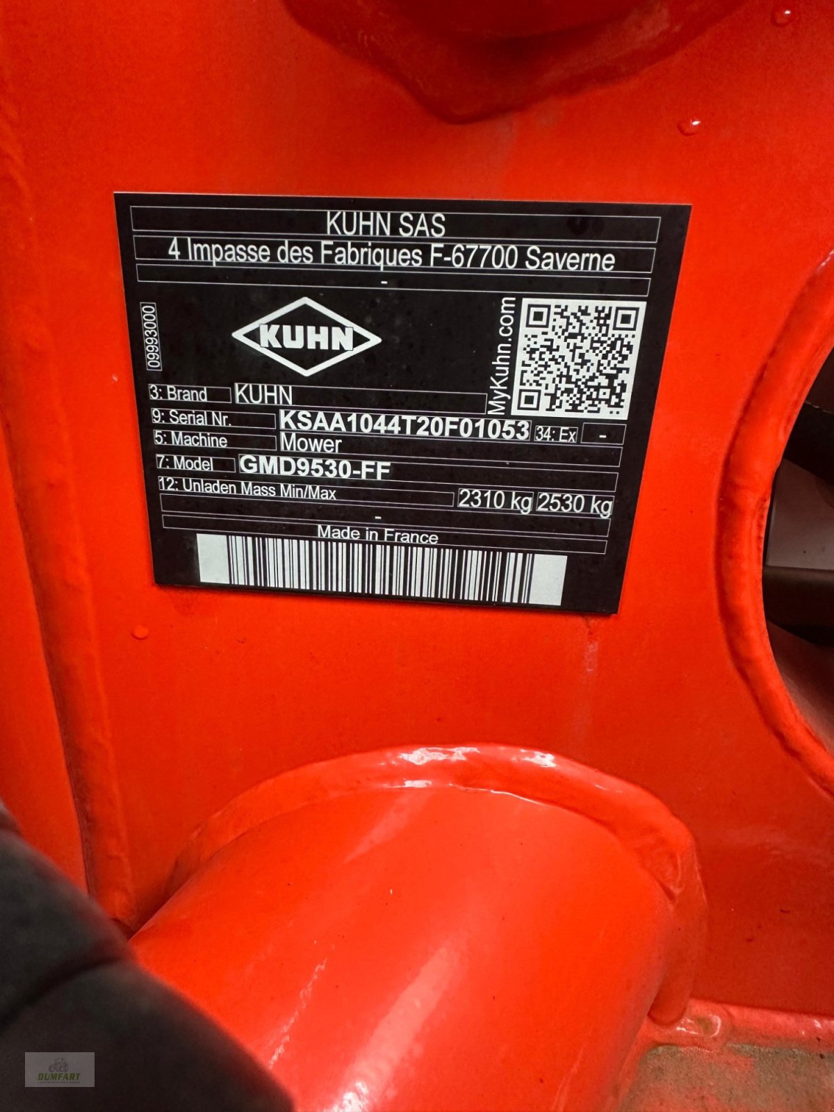 Mähwerk του τύπου Kuhn GMD 9530 FF, Neumaschine σε Bad Leonfelden (Φωτογραφία 4)