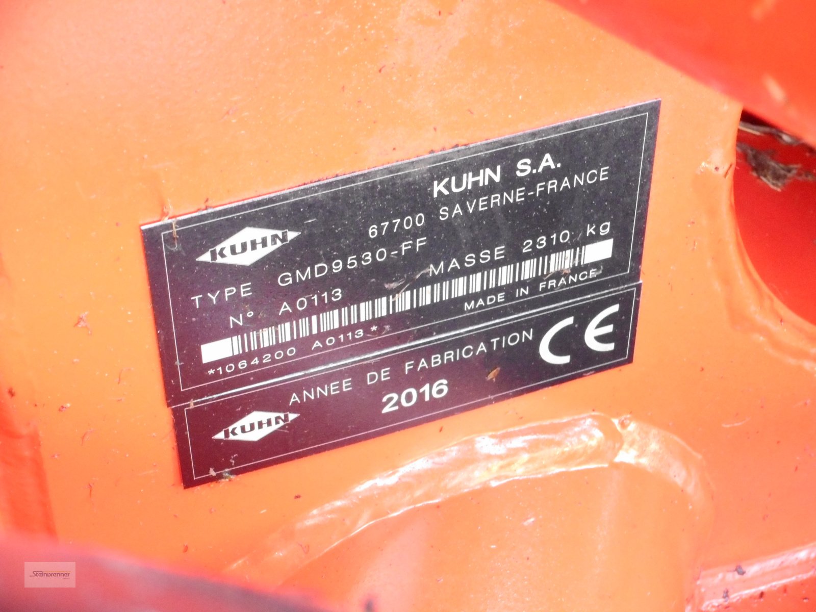 Mähwerk of the type Kuhn GMD 9530 FF, Gebrauchtmaschine in Wörnitz (Picture 15)