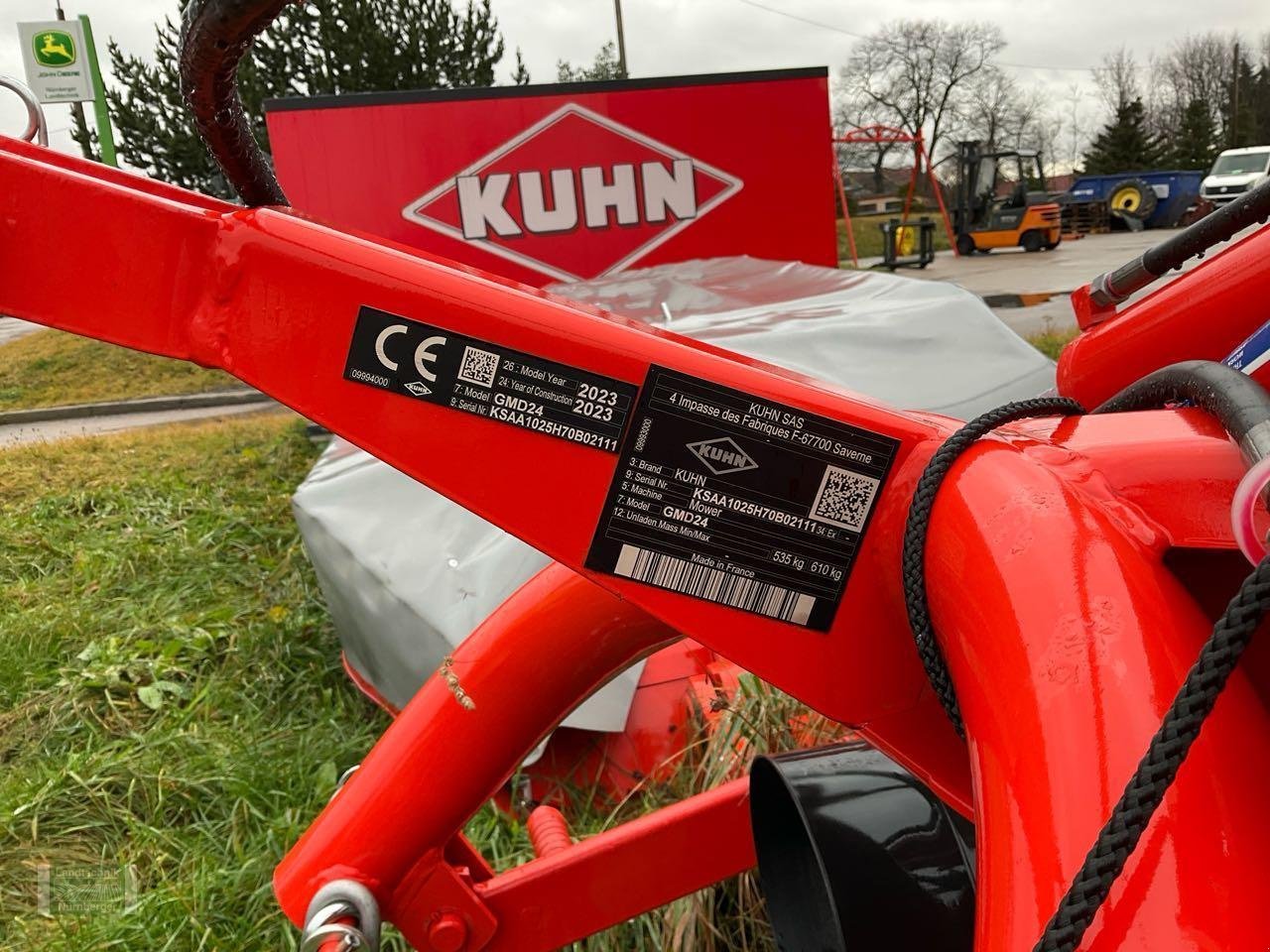 Mähwerk Türe ait Kuhn GMD24, Neumaschine içinde Reinholdshain (resim 4)