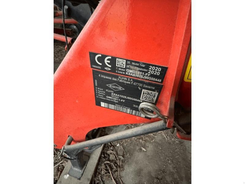 Mähwerk des Typs Kuhn GMD2811FF, Gebrauchtmaschine in ESCAUDOEUVRES (Bild 5)