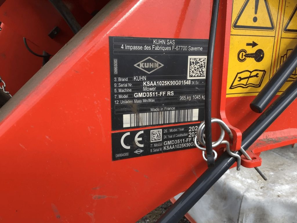 Mähwerk of the type Kuhn GMD3511RS, Gebrauchtmaschine in azerailles (Picture 6)