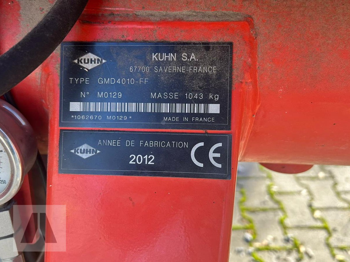 Mähwerk of the type Kuhn GMD4010-FF, Gebrauchtmaschine in Regensburg (Picture 12)