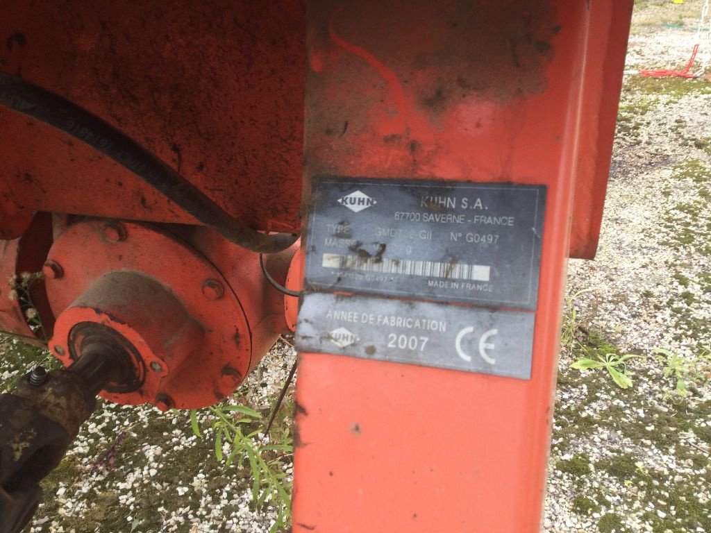 Mähwerk tip Kuhn GMD702, Gebrauchtmaschine in LISIEUX (Poză 3)