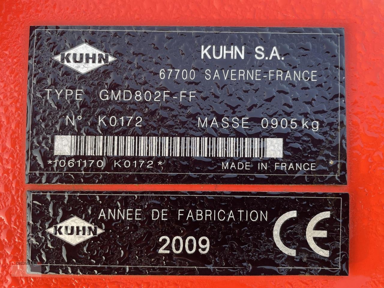 Mähwerk типа Kuhn GMD802F-FF, Gebrauchtmaschine в Schmalfeld (Фотография 5)