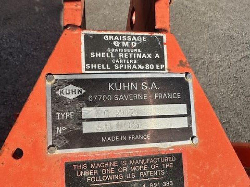 Mähwerk of the type Kuhn Heckmähwerk mit Aufbereiter FC202, gebraucht, Gebrauchtmaschine in Tamsweg (Picture 18)