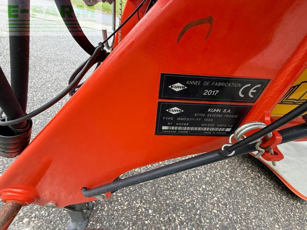 Mähwerk типа Kuhn kuhn gmd 3111 lift-control, Gebrauchtmaschine в MÜHLEN (Фотография 13)