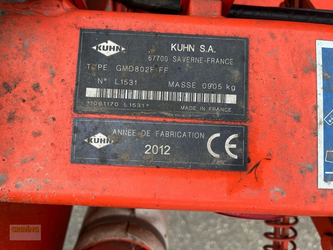 Mähwerk tipa Kuhn Kuhn GMD 8730 + GMD802F - FF Kombination, Gebrauchtmaschine u Ahaus (Slika 26)