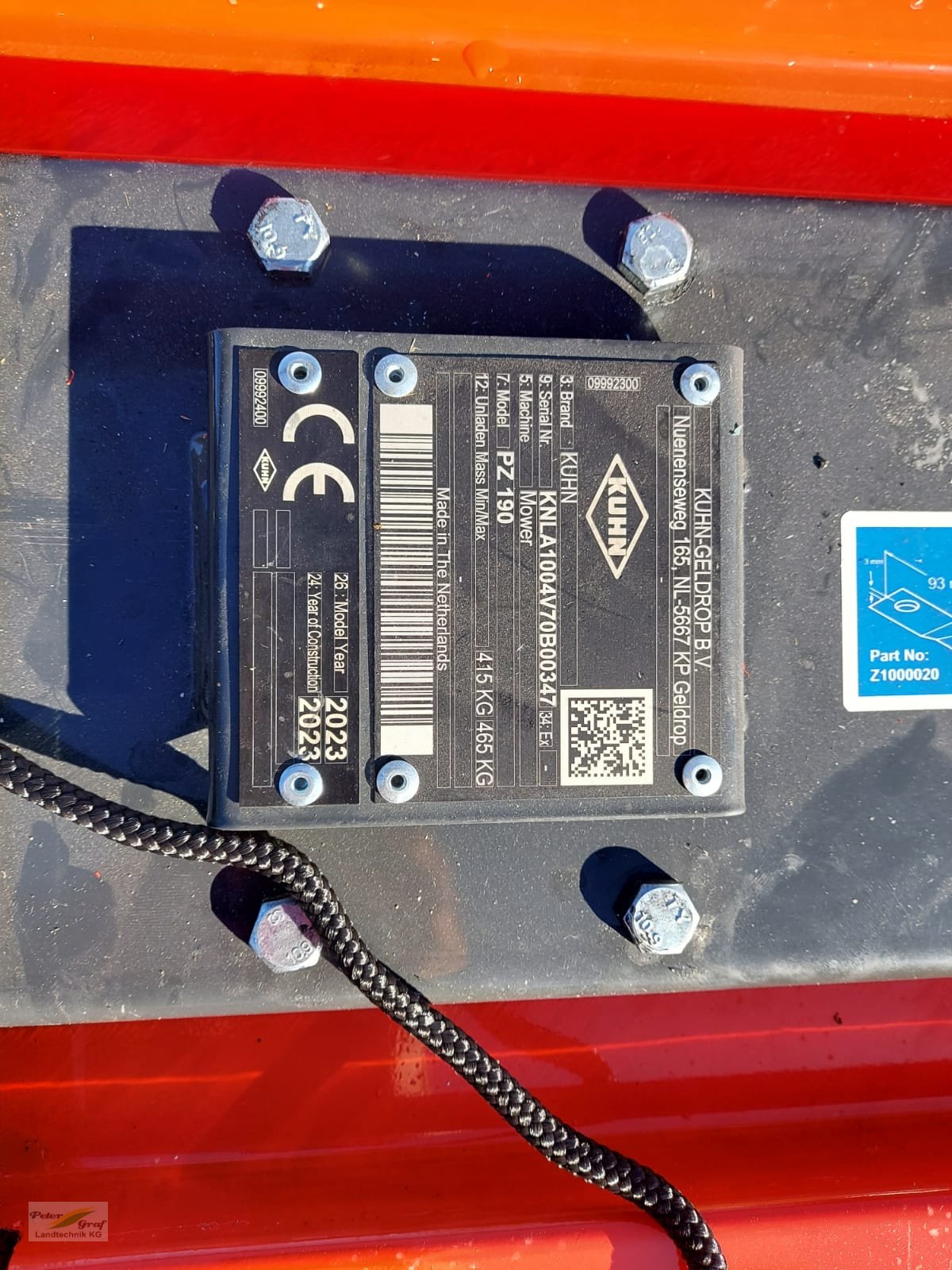 Mähwerk of the type Kuhn PZ 190, Neumaschine in Pegnitz-Bronn (Picture 4)