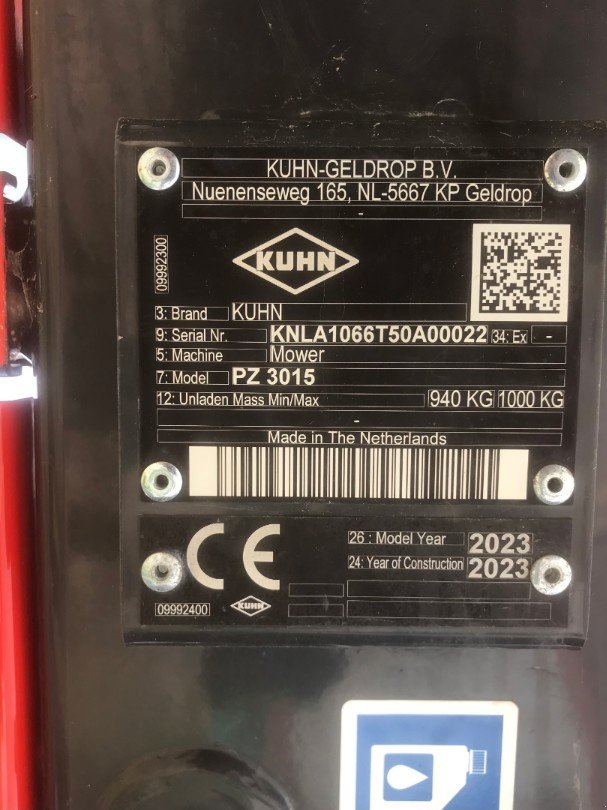 Mähwerk του τύπου Kuhn PZ 3015, Neumaschine σε Henau (Φωτογραφία 3)