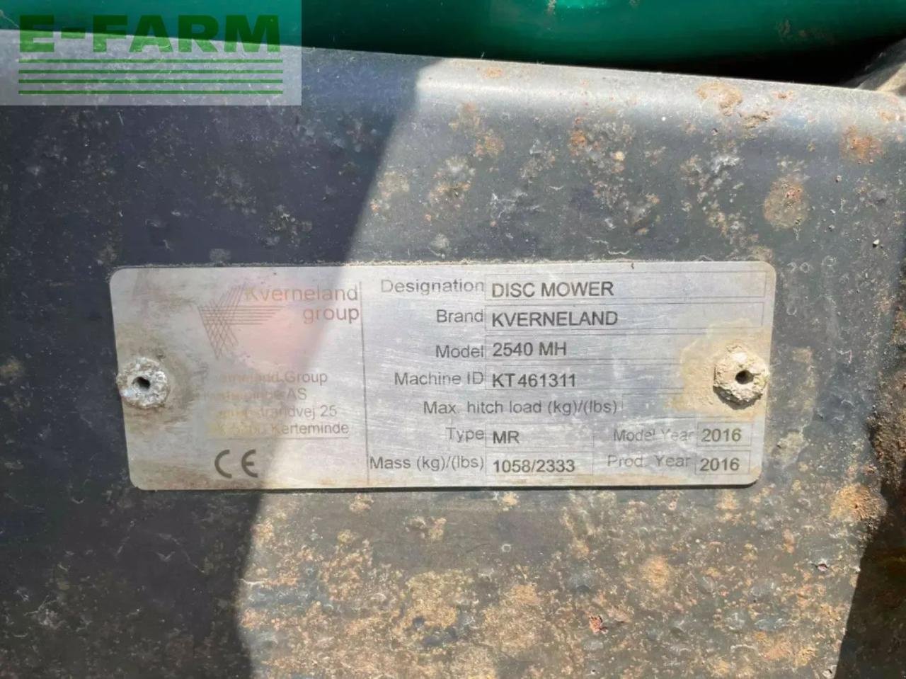 Mähwerk του τύπου Kverneland 2540mh profit, Gebrauchtmaschine σε ST CLAIR SUR ELLE (Φωτογραφία 6)