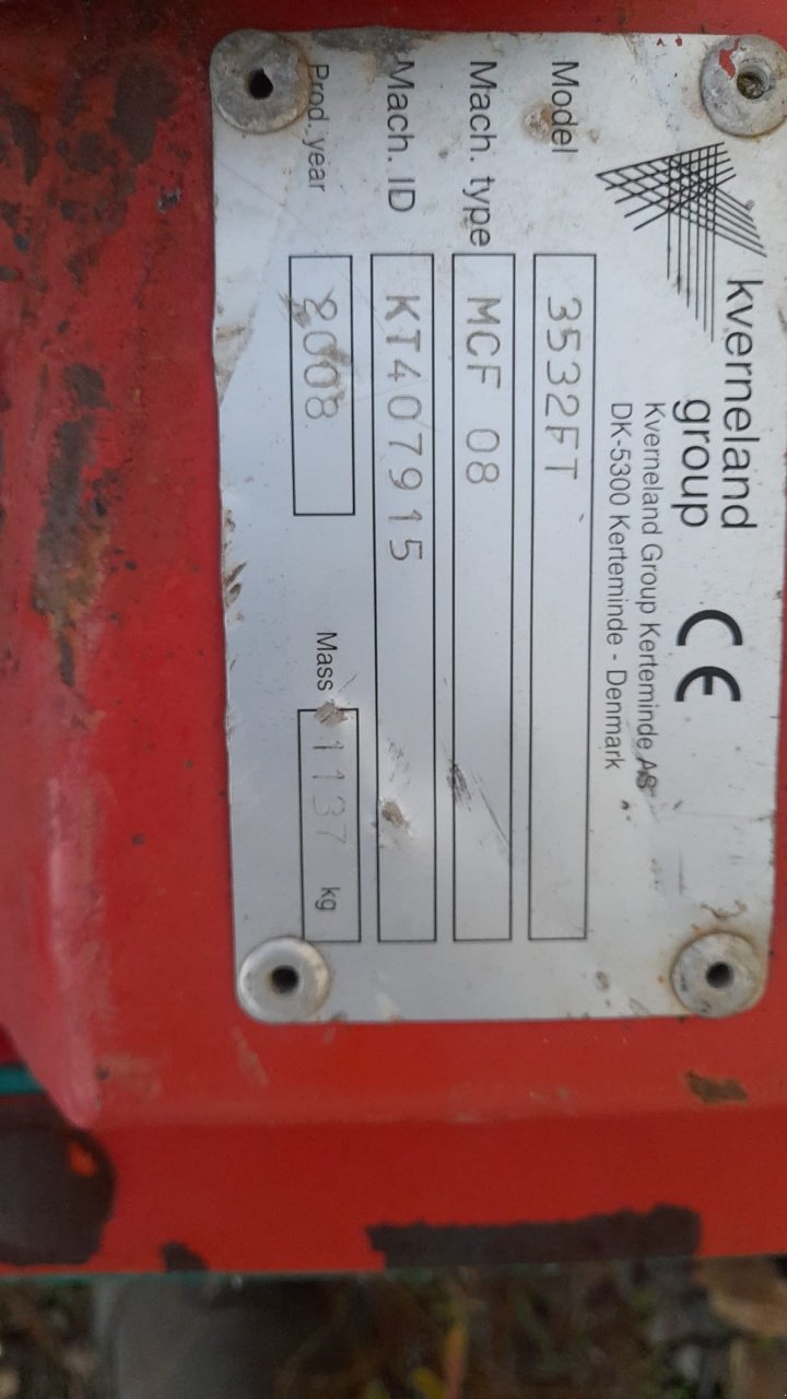 Mähwerk типа Kverneland 3532FT, Gebrauchtmaschine в Lalœuf (Фотография 7)