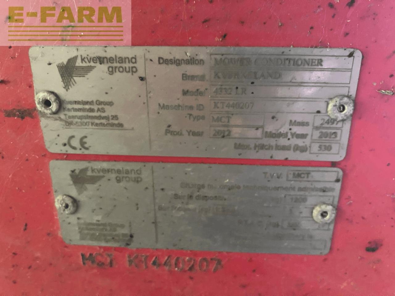 Mähwerk типа Kverneland 4332 lr, Gebrauchtmaschine в ST ANDIOL (Фотография 5)