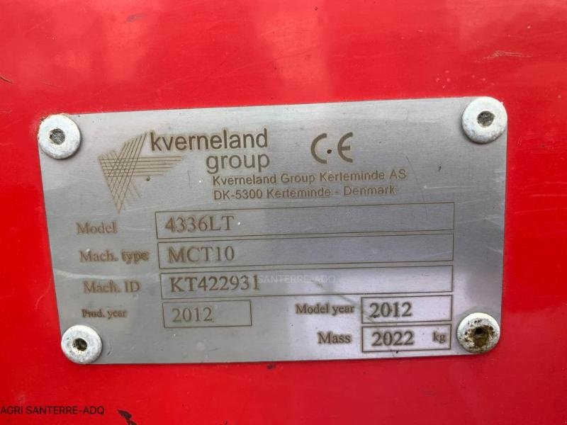 Mähwerk tipa Kverneland 4336 LT, Gebrauchtmaschine u ROYE (Slika 2)