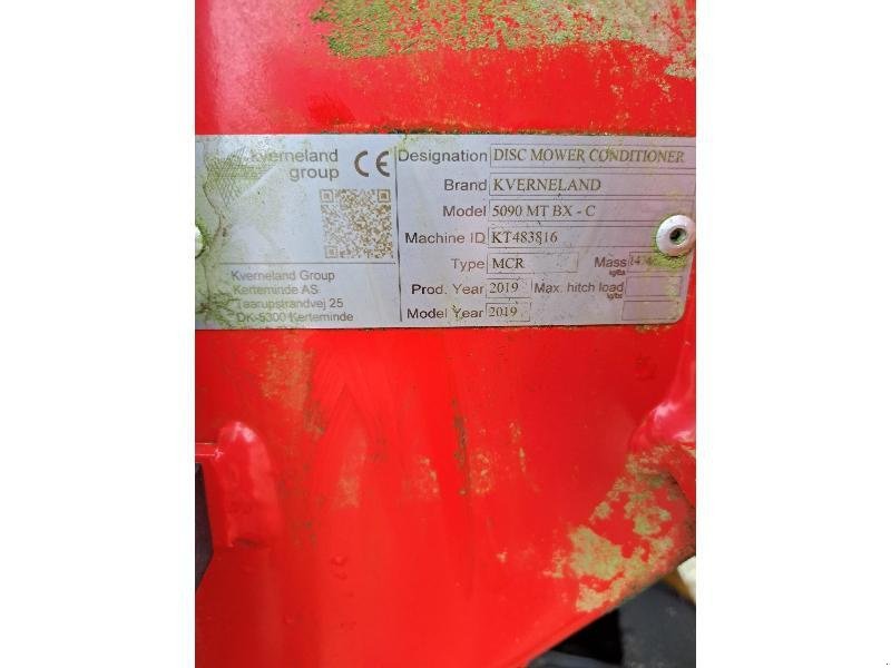 Mähwerk типа Kverneland 5090, Gebrauchtmaschine в PLUMELEC (Фотография 11)