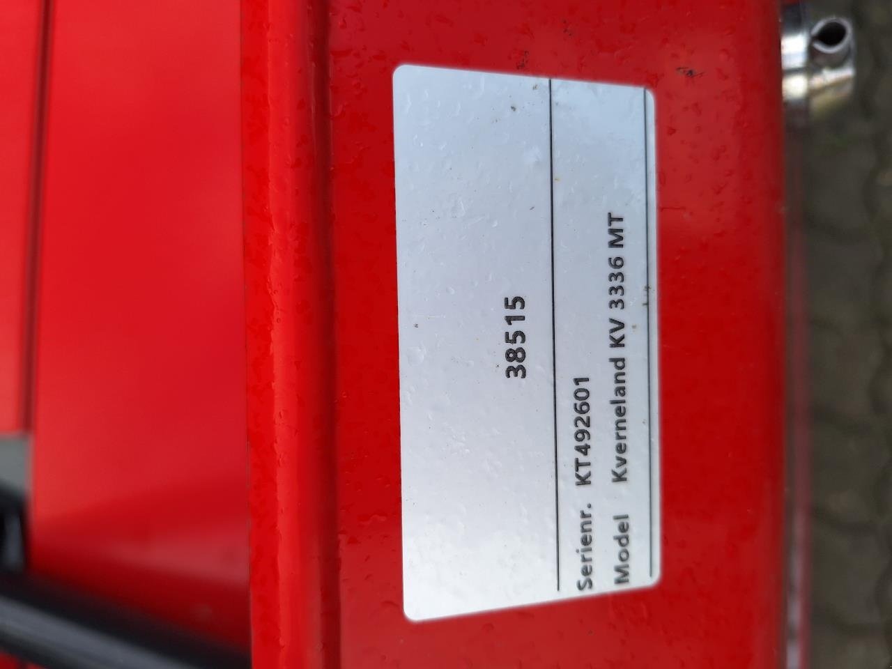 Mähwerk typu Kverneland KV 3336 MT, Gebrauchtmaschine v Maribo (Obrázek 6)