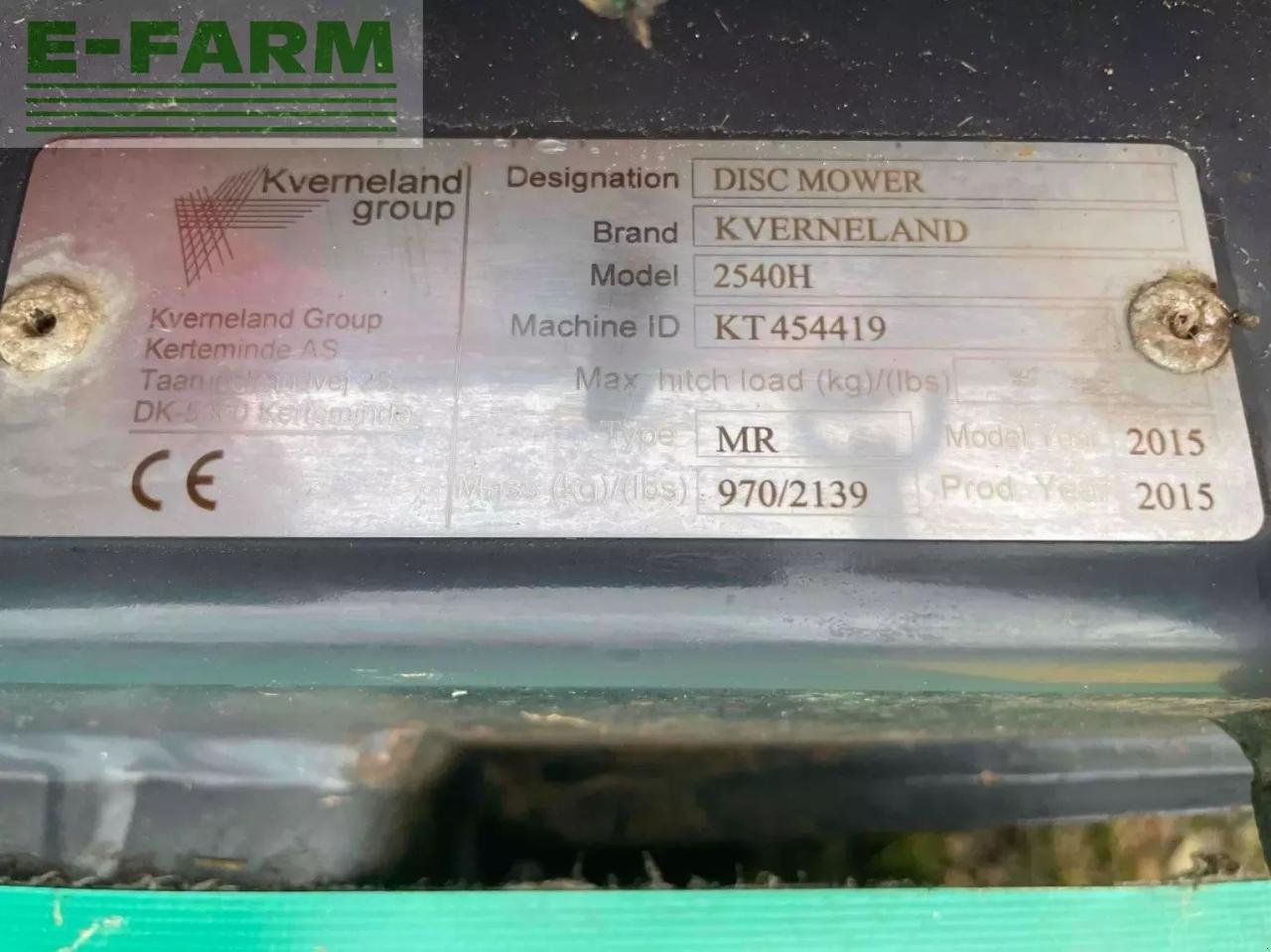 Mähwerk типа Kverneland ta 2540, Gebrauchtmaschine в ST CLAIR SUR ELLE (Фотография 7)