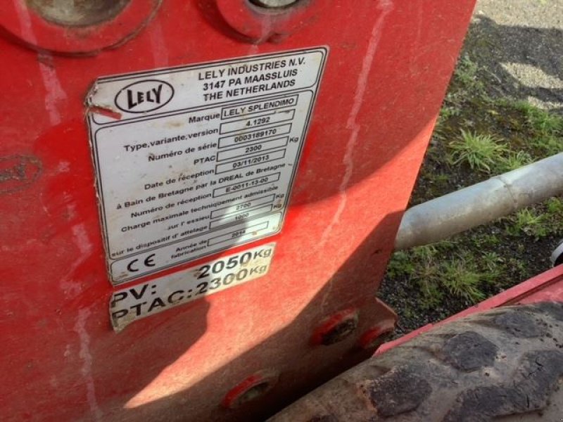 Mähwerk of the type Lely SPLENDINO PC330, Gebrauchtmaschine in les hayons (Picture 6)