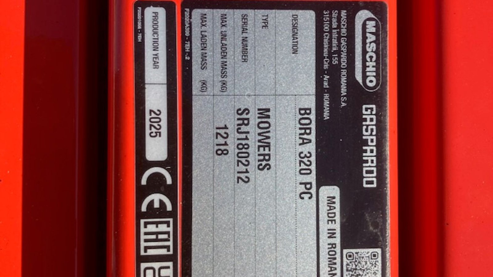 Mähwerk типа Maschio 320 PC, Gebrauchtmaschine в Aabenraa (Фотография 3)