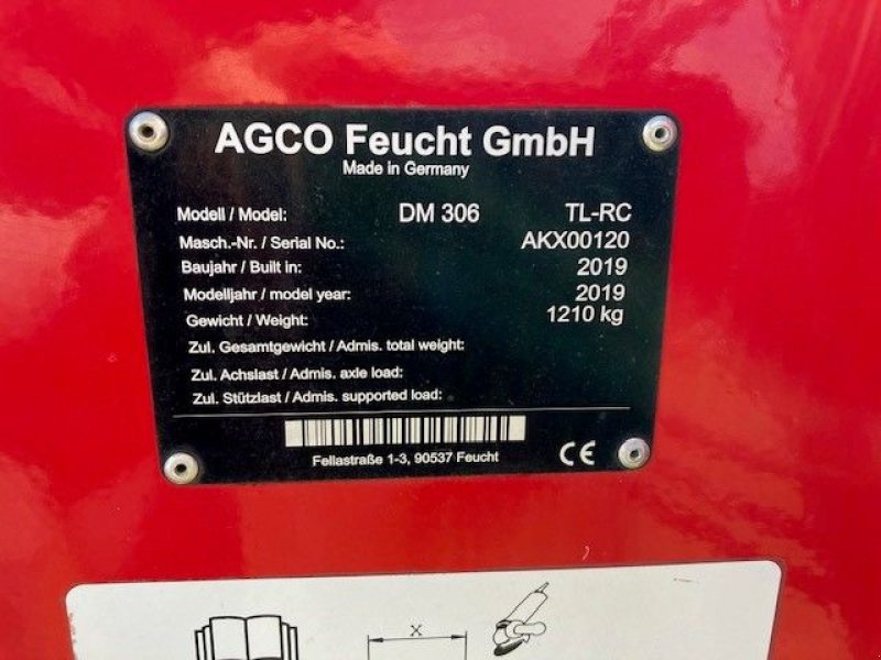 Mähwerk of the type Massey Ferguson DM 306 TL RC, Gebrauchtmaschine in POUSSAY (Picture 4)