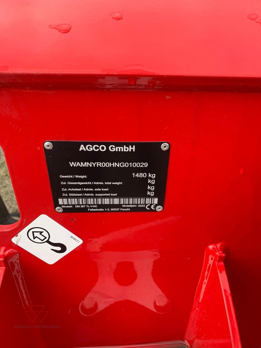 Mähwerk του τύπου Massey Ferguson Massey Ferguson DM367TL-V-KC, Neumaschine σε Schwechat (Φωτογραφία 2)