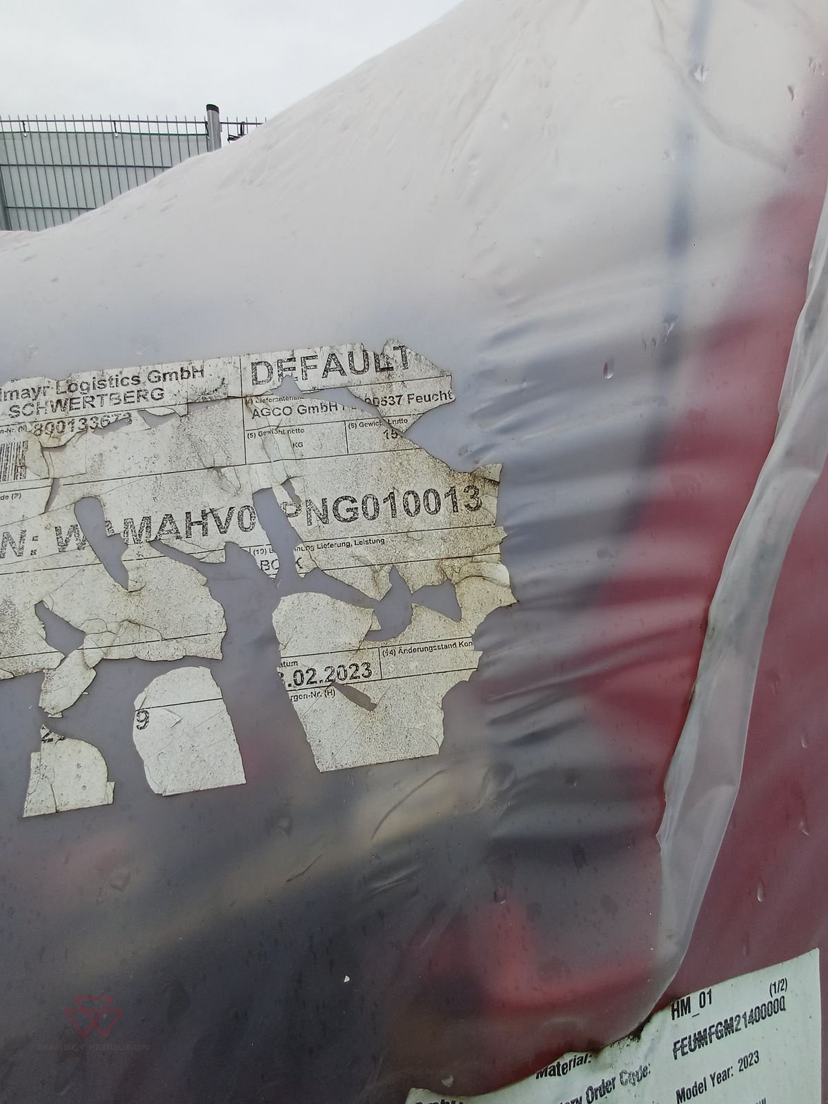 Mähwerk Türe ait Massey Ferguson Massey Ferguson DM9314 TL-KC, Neumaschine içinde Schwechat (resim 2)