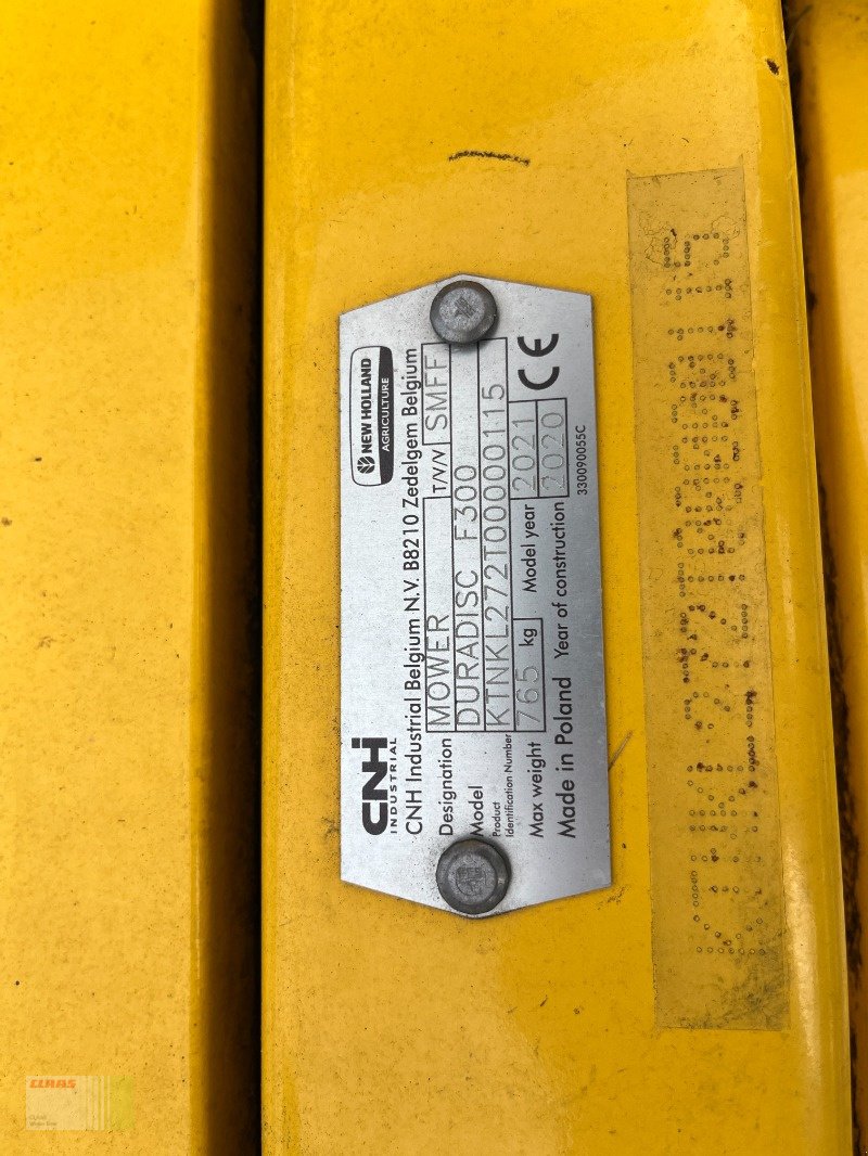 Mähwerk del tipo New Holland DURADISC F 300, Gebrauchtmaschine In Westerstede (Immagine 8)