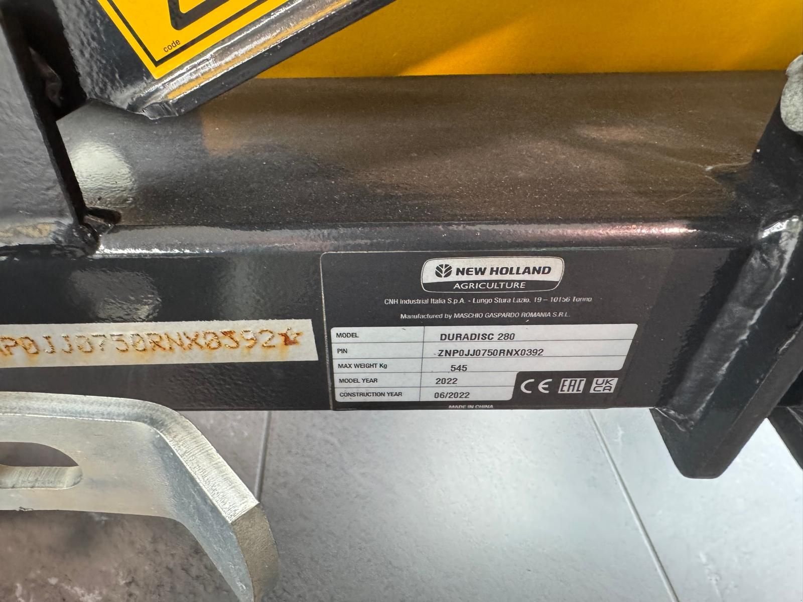 Mähwerk of the type New Holland New Holland Duradisc 280, Neumaschine in Burgkirchen (Picture 2)